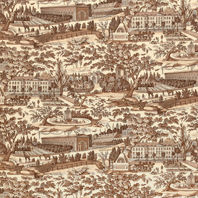 BRUNSCHWIG & FILS - ZARAFA- SEPIA - Wallcovering by the Roll - BR-69504_845
