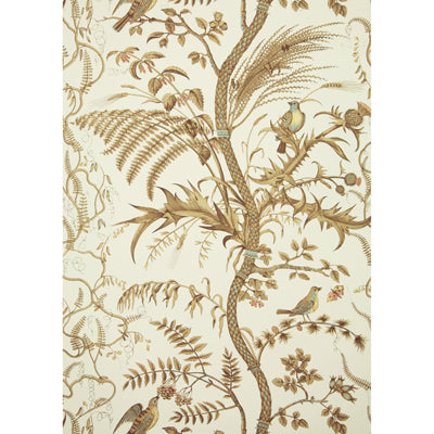 BRUNSCHWIG & FILS - BIRD AND THISTLE- BEIGE - Wallcovering by the Roll - BR-69518_068