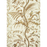 BRUNSCHWIG & FILS - BIRD AND THISTLE- BEIGE - Wallcovering by the Roll