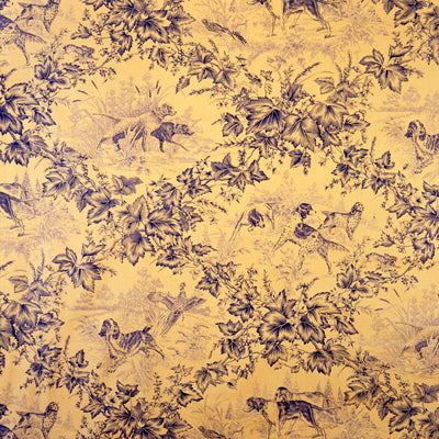 BRUNSCHWIG & FILS - ON POINT COTTON PRINT- BLUE - Fabric by the Yard - BR-70416_222
