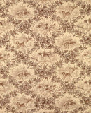 BRUNSCHWIG & FILS - ON POINT COTTON PRINT- TOBACCO - Fabric by the Yard