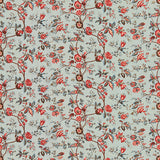 BRUNSCHWIG & FILS - BOUGAINVILLE COTTON PRINT- BLEU - Fabric by the Yard