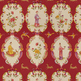 BRUNSCHWIG & FILS - GEISHA- LACQUER RED/PURPLE - Fabric by the Yard