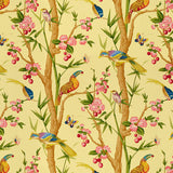 BRUNSCHWIG & FILS - TOUCANS- JAUNE - Fabric by the Yard