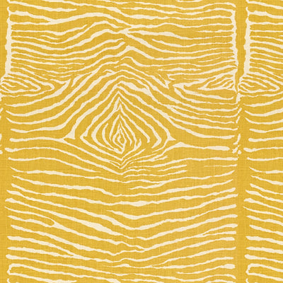 BRUNSCHWIG & FILS - LE ZEBRE LINEN PRINT- SAFFRON - Fabric by the Yard - BR-79168_40