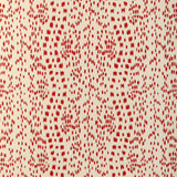 BRUNSCHWIG & FILS - LES TOUCHES COTTON PRINT- RED - Fabric by the Yard
