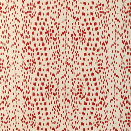 BRUNSCHWIG & FILS - LES TOUCHES COTTON PRINT- RED - Fabric by the Yard RED