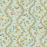 BRUNSCHWIG & FILS - SILK ROAD COTTON PRINT- OPAL - Fabric by the Yard