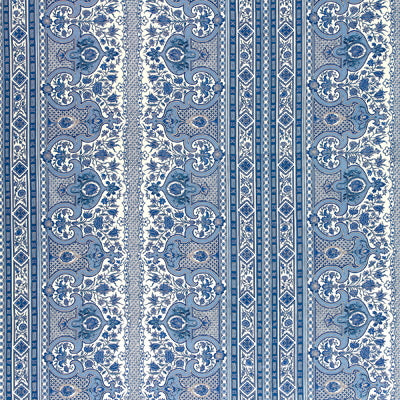 BRUNSCHWIG & FILS - DIGBY S TENT LINEN & COTTON PRINT- MOROCCAN BLUE - Fabric by the Yard - BR-79743_222