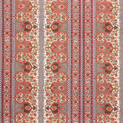 BRUNSCHWIG & FILS - DIGBY S TENT LINEN & COTTON PRINT- CORAL - Fabric by the Yard - BR-79743_634