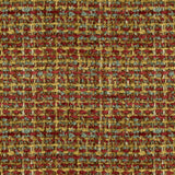 BRUNSCHWIG & FILS - BOUCLE TEXTURE- RED/GOLD - Fabric by the Yard