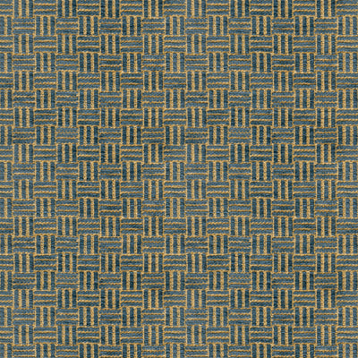 BRUNSCHWIG & FILS - REED TEXTURE- INDIGO - Fabric by the Yard - BR-800043_282