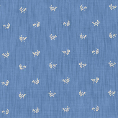 BRUNSCHWIG & FILS - BAYBERRY STRIE- CANTON BLUE - Fabric by the Yard - BR-800054_221