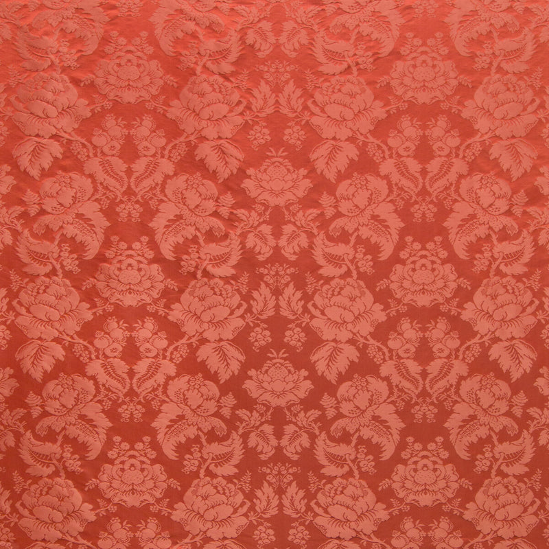 BRUNSCHWIG & FILS - MOULINS DAMASK- PEPPER RED - Fabric by the Yard PEPPER RED
