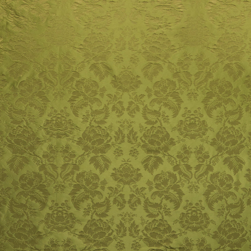 BRUNSCHWIG & FILS - MOULINS DAMASK- OLIVE - Fabric by the Yard OLIVE