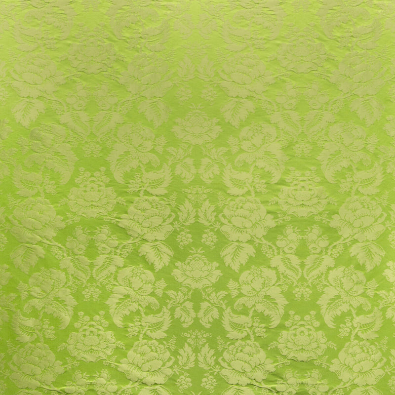 BRUNSCHWIG & FILS - MOULINS DAMASK- GREEN - Fabric by the Yard GREEN