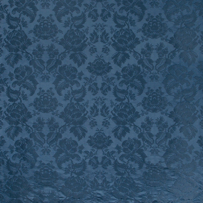 BRUNSCHWIG & FILS - MOULINS DAMASK- DELFT - Fabric by the Yard DELFT