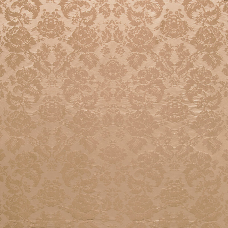 BRUNSCHWIG & FILS - MOULINS DAMASK- CHESTNUT - Fabric by the Yard CHESTNUT
