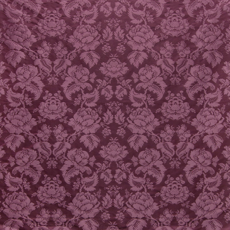 BRUNSCHWIG & FILS - MOULINS DAMASK- EGGPLANT - Fabric by the Yard EGGPLANT