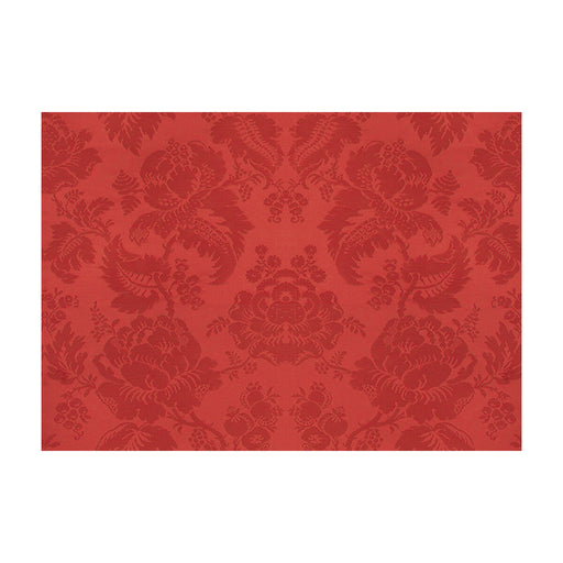 BRUNSCHWIG & FILS - MOULINS DAMASK- VIEUX ROUGE - Fabric by the Yard VIEUX ROUGE