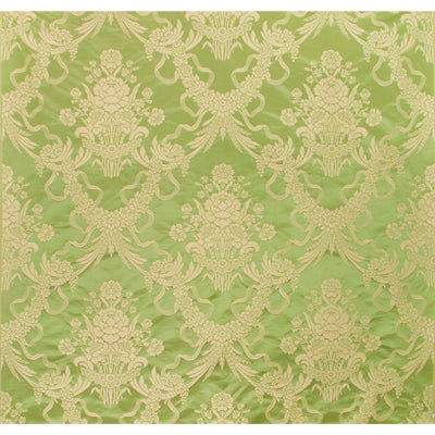 BRUNSCHWIG & FILS - CHARLIEU LAMPAS- VERT/IVOIRE - Fabric by the Yard - BR-81036_M