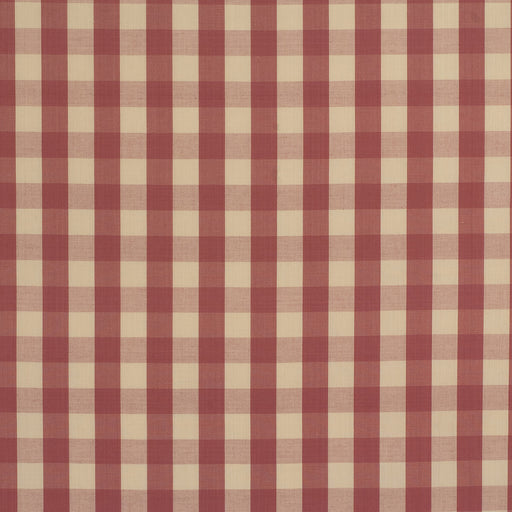 BRUNSCHWIG & FILS - CARSTEN CHECK- ROSE AND CREAM - Fabric by the Yard ROSE AND CREAM