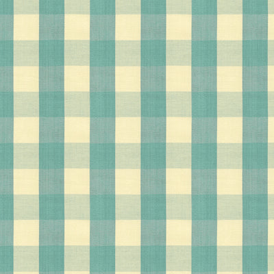 BRUNSCHWIG & FILS - CARSTEN CHECK- AQUA - Fabric by the Yard - BR-89149_513