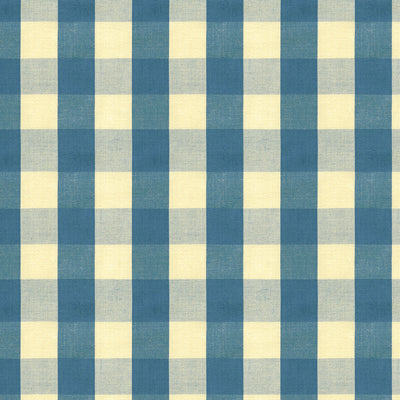 BRUNSCHWIG & FILS - CARSTEN CHECK- INDIGO - Fabric by the Yard - BR-89149_55