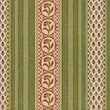 BRUNSCHWIG & FILS - RAYURE FLEURETTE- WILLOW - Fabric by the Yard