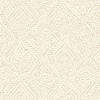 BRUNSCHWIG & FILS - PETASSOUN MATELASSE- ANTIQUE WHITE - Fabric by the Yard - BR-89462_002