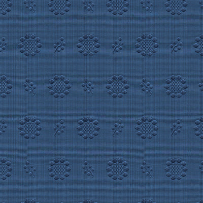 BRUNSCHWIG & FILS - CHANDLER FIGURED WOVEN- ROYAL BLUE - Fabric by the Yard - BR-89489_276