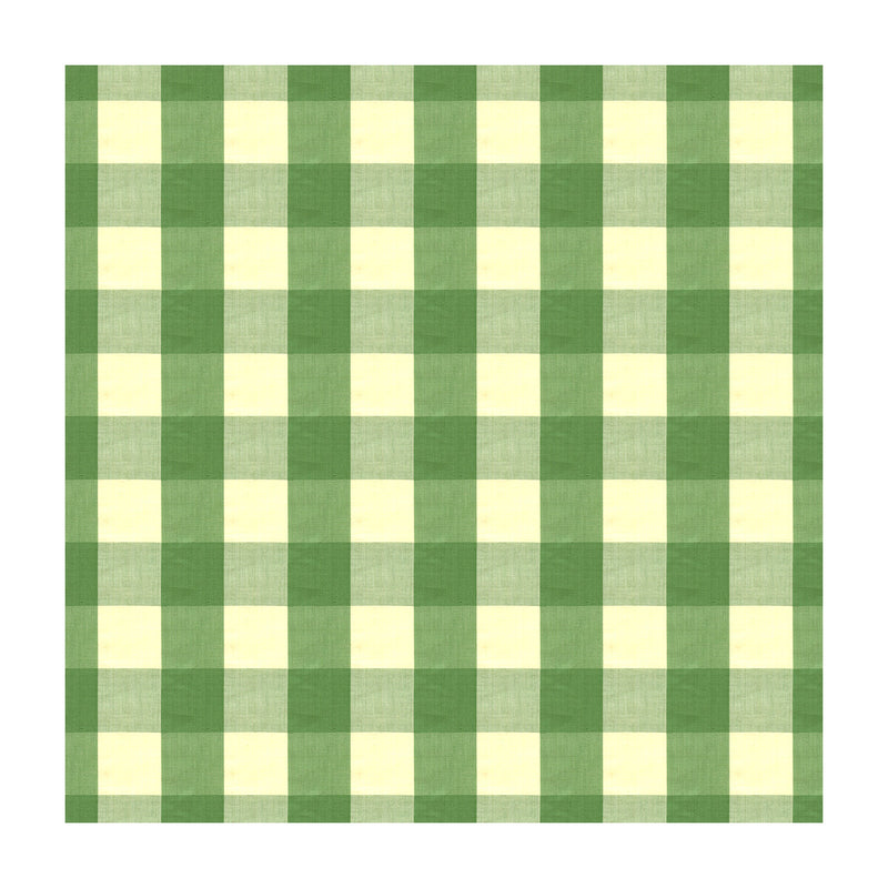 BRUNSCHWIG & FILS - EXCHEQUER COTTON CHECK- JADE - Fabric by the Yard JADE