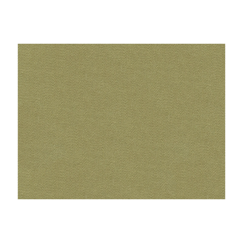BRUNSCHWIG & FILS - FYVIE WOOL SATIN- KHAKI - Fabric by the Yard KHAKI