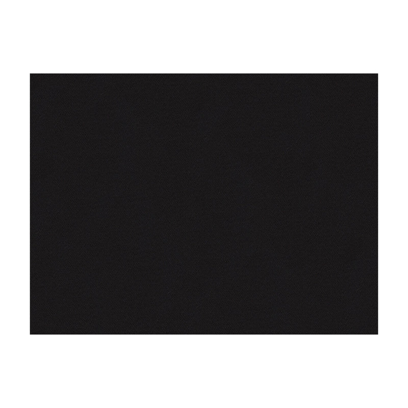 BRUNSCHWIG & FILS - FYVIE WOOL SATIN- BLACK - Fabric by the Yard BLACK