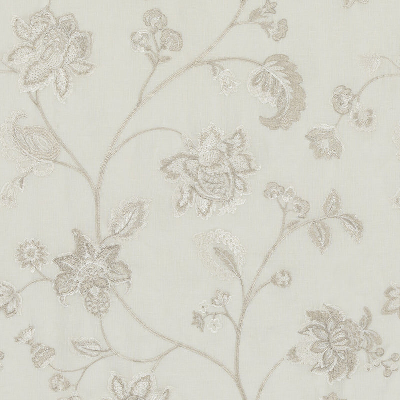 G P & J BAKER - ISABELLA SHEER- IVORY - Fabric by the Yard IVORY