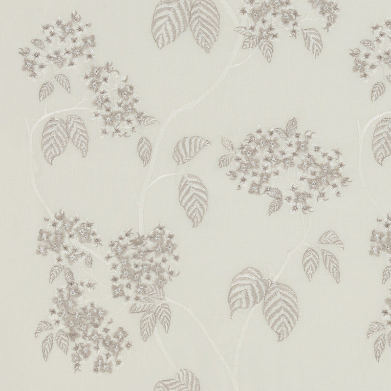 G P & J BAKER - HYDRANGEA SHEER- IVORY - Fabric by the Yard IVORY