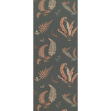 G P & J BAKER - FERNS- CORAL/CHARCOAL - Wallcovering by the Roll