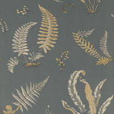 G P & J BAKER - FERNS- CHARCOAL/BRONZE - Wallcovering by the Roll