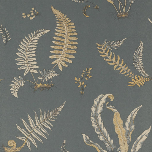 G P & J BAKER - FERNS- CHARCOAL/BRONZE - Wallcovering by the Roll CHARCOAL/BRONZE
