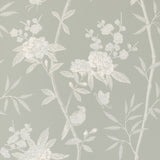 G P & J BAKER - PEONY & BLOSSOM- SOFT BLUE - Wallcovering by the Roll