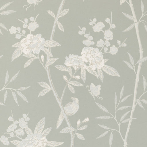 G P & J BAKER - PEONY & BLOSSOM- SOFT BLUE - Wallcovering by the Roll SOFT BLUE