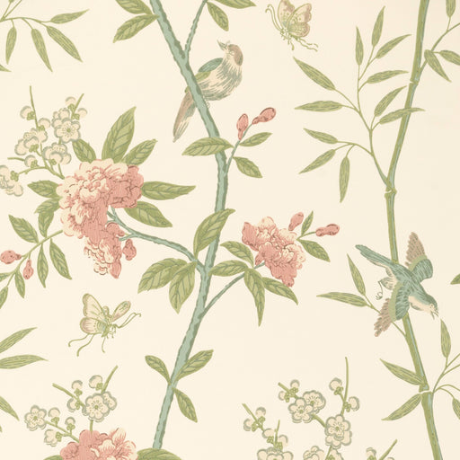 G P & J BAKER - PEONY & BLOSSOM- VINTAGE - Wallcovering by the Roll VINTAGE