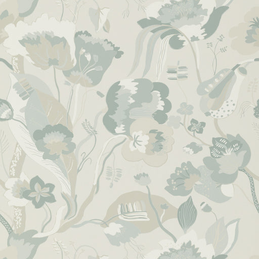 G P & J BAKER - CALIFORNIA- SOFT BLUE - Wallcovering by the Roll SOFT BLUE