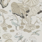 G P & J BAKER - NYMPHEUS- LINEN - Wallcovering by the Roll