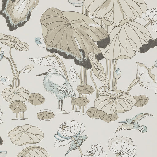 G P & J BAKER - NYMPHEUS- LINEN - Wallcovering by the Roll LINEN