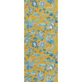 G P & J BAKER - CHIFU- OCHRE/BLUE - Wallcovering by the Roll