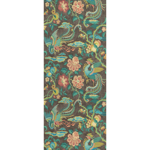 G P & J BAKER - CHIFU- CHARCOAL/MULTI - Wallcovering by the Roll CHARCOAL/MULTI