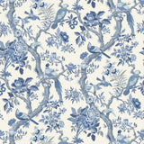 G P & J BAKER - ELTHAM- INDIGO - Wallcovering by the Roll