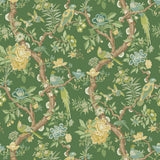 G P & J BAKER - ELTHAM- EMERALD - Wallcovering by the Roll
