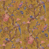 G P & J BAKER - ELTHAM- OCHRE - Wallcovering by the Roll